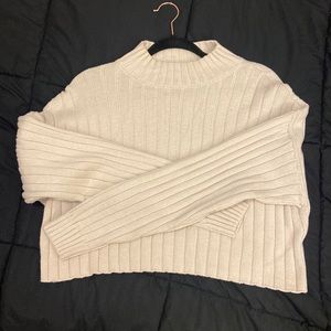 LA Hearts cropped turtleneck
